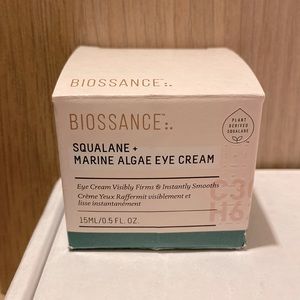 Biossance Squalane marine algae eye serum NIB 15ml
